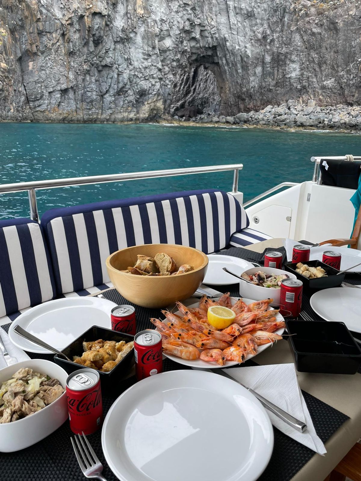 Lunch on board